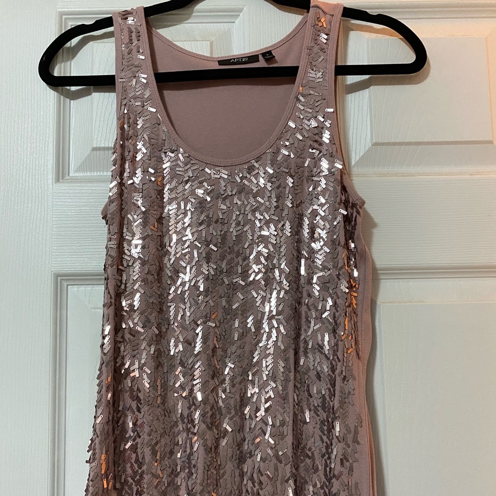 Sequin Tank Top